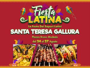 Fiesta Latina Santa Teresa Gallura 2023, date e manifesto