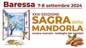 Sagra della mandorla Baressa 2024, manifesto