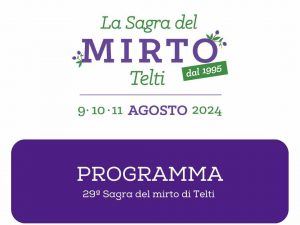Sagra del mirto Telti 2024, date e manifesto