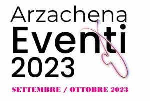 Eventi settembre e ottobre 2023 Arzachena, manifesto