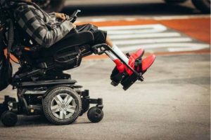 Disabile in carrozzina