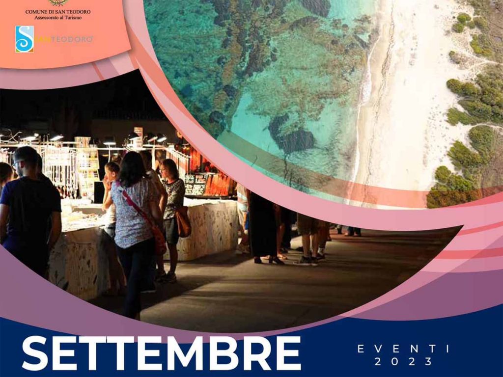 Eventi San Teodoro Settembre 2023, manifesto