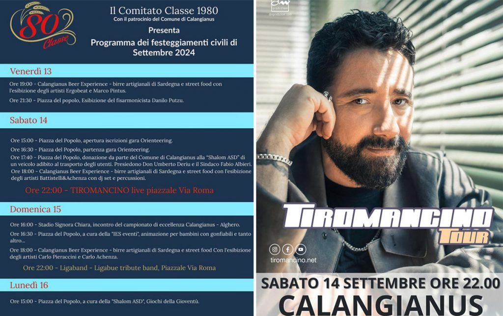 Festa San Lorenzo, Sant’Isidoro e San Francesco 2024 a Calangianus: scopri il programma dal 13 al 16 settembre 2024!