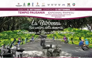 La Bibbenna a Tempio Pausania 2024, manifesto, con date e programma