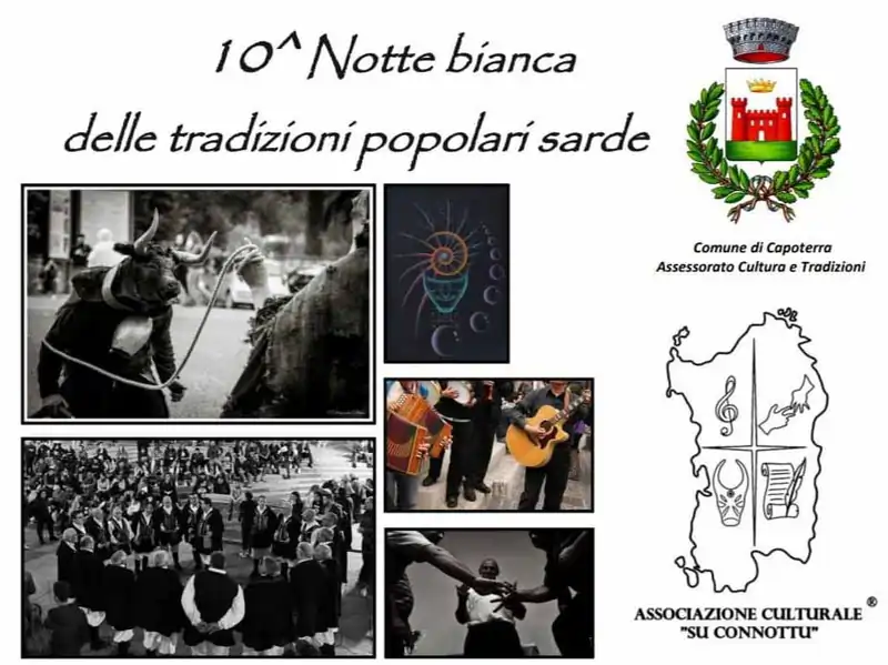 Notte bianca delle tradizioni popolari Capoterra 2024, data e manifesto