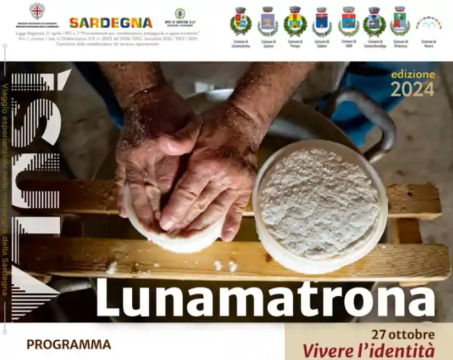 Isula 2024 a Lunamatrona, manifesto con programma, orari e data