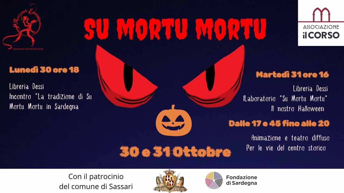 Su Mortu Mortu Sassari 2023, manifesto con programma e date