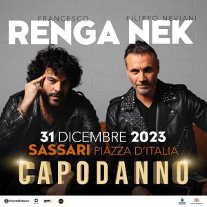 Capodanno Sassari 2024 con il concerto di Renga e Nek
