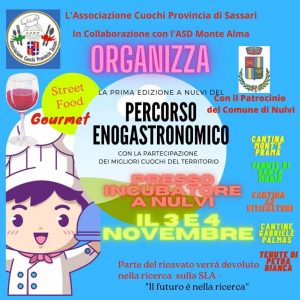 Percorso enogastronomico a Nulvi, programma e manifesto
