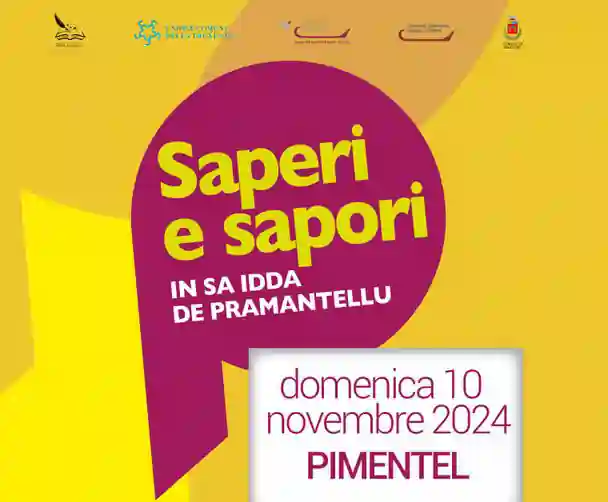 Saperi e sapori Pimentel 2024, manifesto con programma e orari