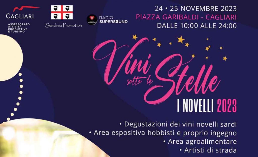 Vini novelli sotto le stelle a Cagliari, date e manifesto