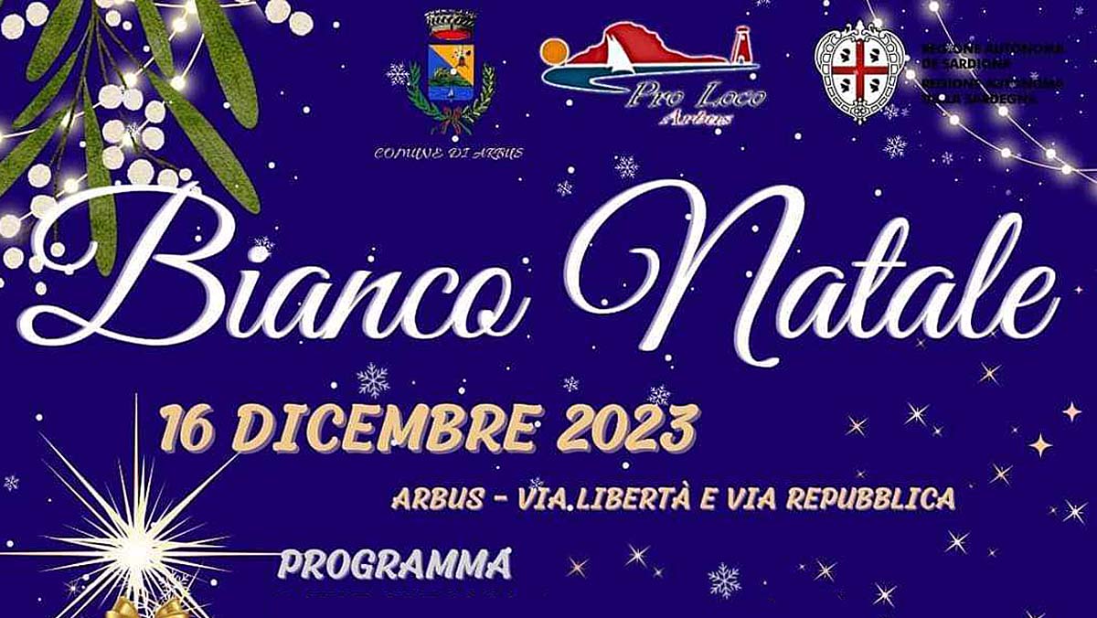 Bianco Natale Arbus 2023, date e manifesto