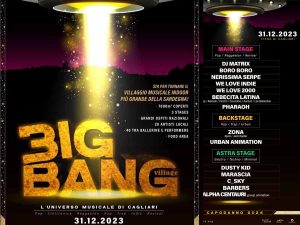 Big Bang Capodanno Cagliari 2024, programma e line up del festival musicale