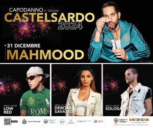 Capodanno Castelsardo 2024, programma concerto Mahmood