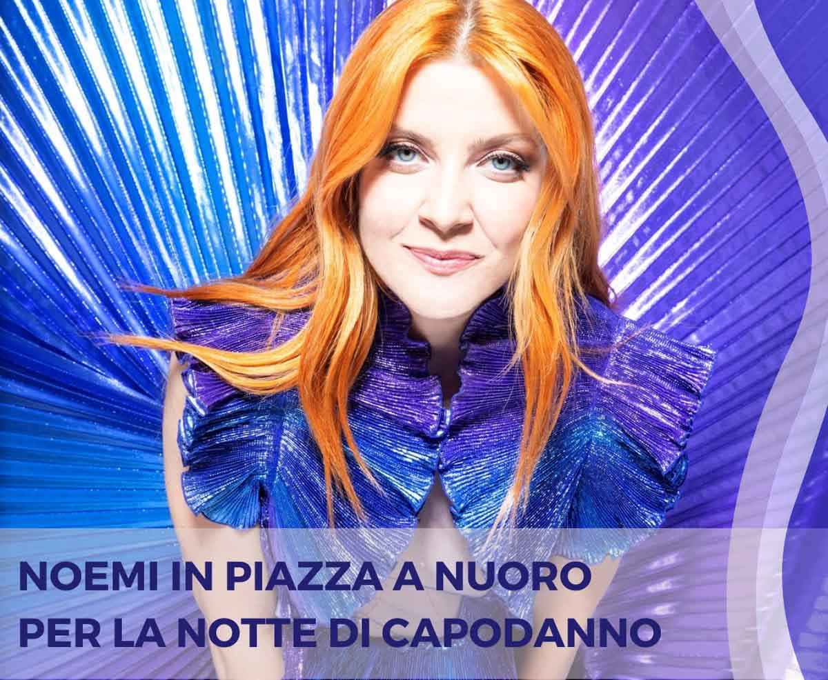 Capodanno Nuoro 2024 con il concerto di Noemi, manifesto ufficiale