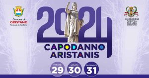 Capodanno Oristano 2024, manifesto con date e programma