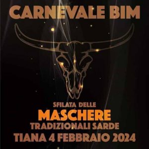 Carnevale BIM Taloro Tiana 2024, manifesto con data e programma