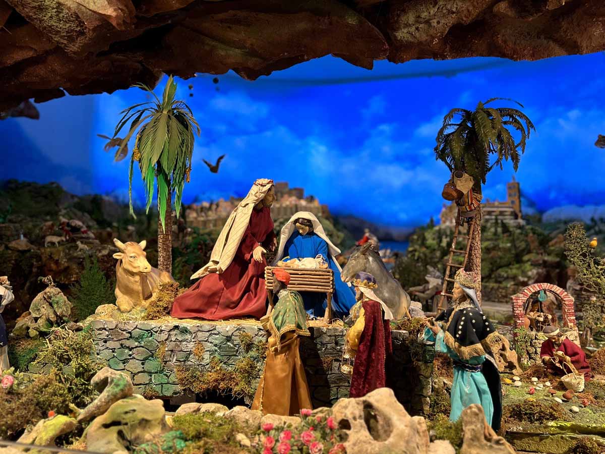 Presepe dei frati Cappuccini a Cagliari, la natività