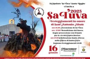 Sa Tuva Macomer 2025 manifesto con programma e orari