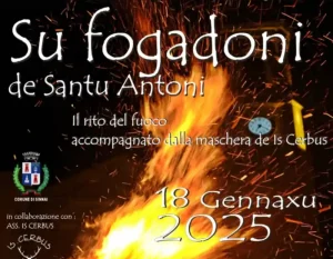 Su Fogadoni Sinnai 2025, manifesto con programma, data e orari