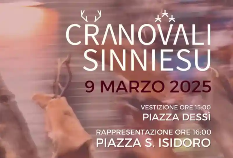 Carnevale con is Cerbus a Sinnai, manifesto con data, programma e orari | Sardegna in blog