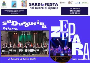 Sardi in Festa a La Spezia, manifesto con data e programma