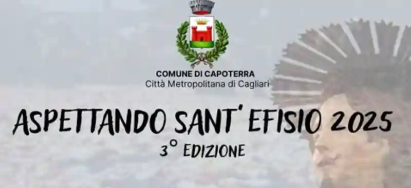 Aspettando Sant'Efisio a Capoterra 2025, manifesto con date, programma e orari | Sardegna in blog