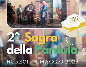 Sagra della pardula 2025 a Nureci, manifesto con programma, data e orario eventi | Sardegna in blog
