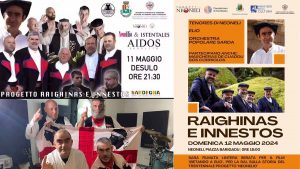 Elio, Istentales e Tenores di Neoneli in concerto a Desulo e Neoneli, locandine
