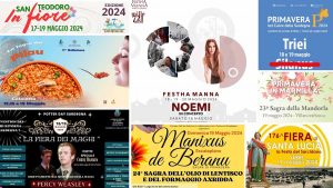 Eventi e sagre del 17, 18 e 19 maggio 2024 in Sardegna, manifesti AGGIORNATI