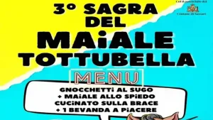 Sagra del maiale Tottubella 2025 (Sassari). Manifesto con programma, menù, data e orari eventi | Sardegna in blog