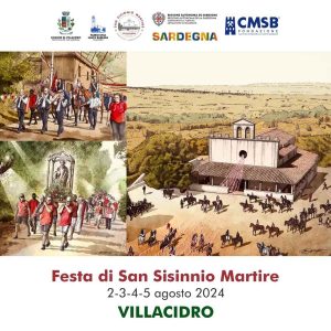 Festa di San Sisinnio a Villacidro, manifesto