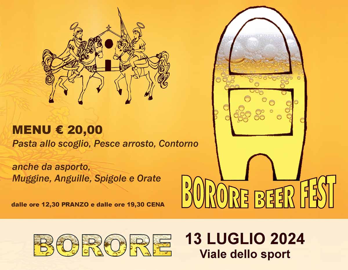 Borore Beer Fest 2024, manifesto con data e programma
