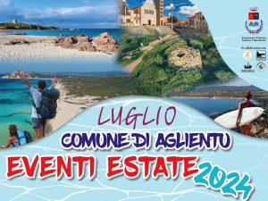 Eventi Luglio 2024 ad Aglientu, manifesto