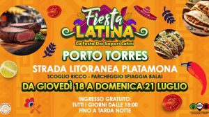 Fiesta Latina a Porto Torres, date, programma e manifesto 2024
