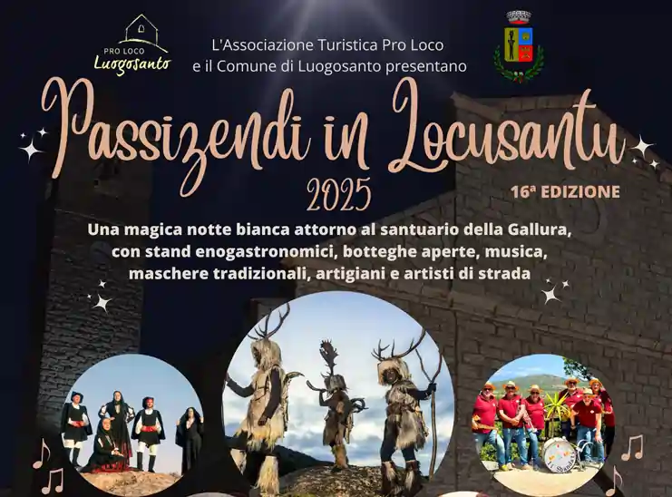 Passizendi in locusantu 2025, manifesto con programma, data e orari eventi | Sardegna in blog