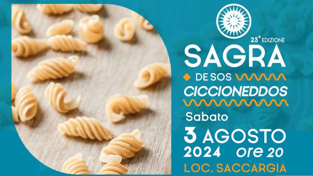 Sagra Ciccioneddos 2024 a Codrongianos, data e manifesto