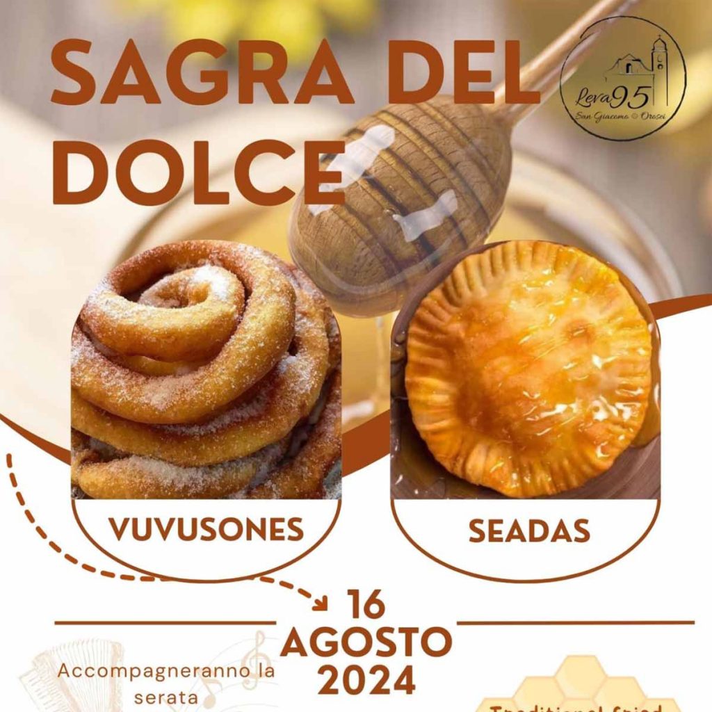 Sagra dei dolci sardi a Orosei 2024, manifesto e programma di agosto