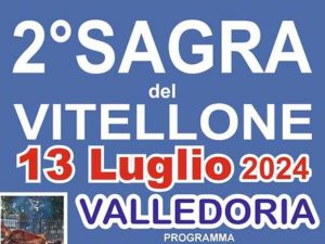 Sagra vitellone Valledoria 2024, manifesto