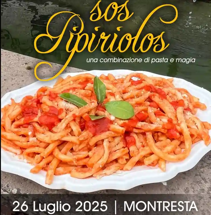 Sagra dei Pipiriolos 2025 a Montresta, manifesto con date, programma e orari | Sardegna in blog