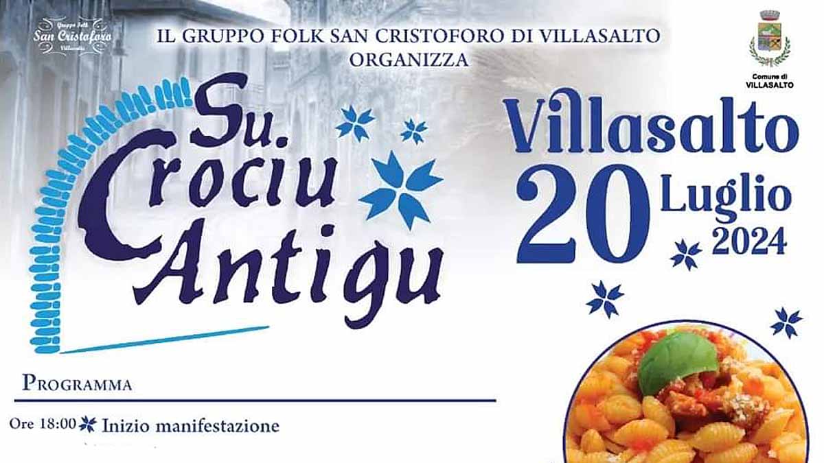 Su crociu antigu a Villasalto, data e manifesto 2024