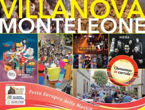 Chenamos in Carrela Villanova Monteleone 2025, manifesto con data, programma e orari eventi e cena | Sardegna in blog
