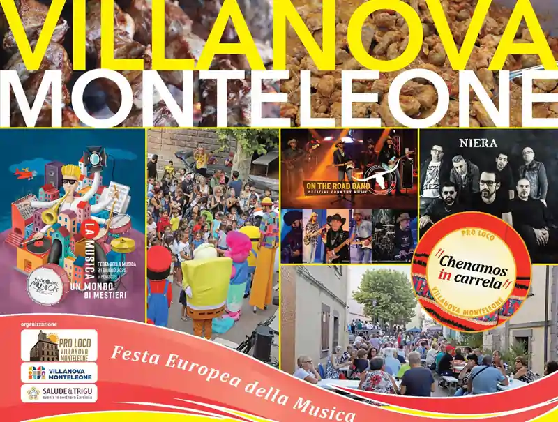 Chenamos in Carrela Villanova Monteleone 2025, manifesto con data, programma e orari eventi e cena | Sardegna in blog