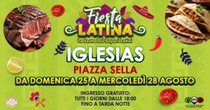 Fiesta Latina Iglesias 2024, manifesto con dare e programma!