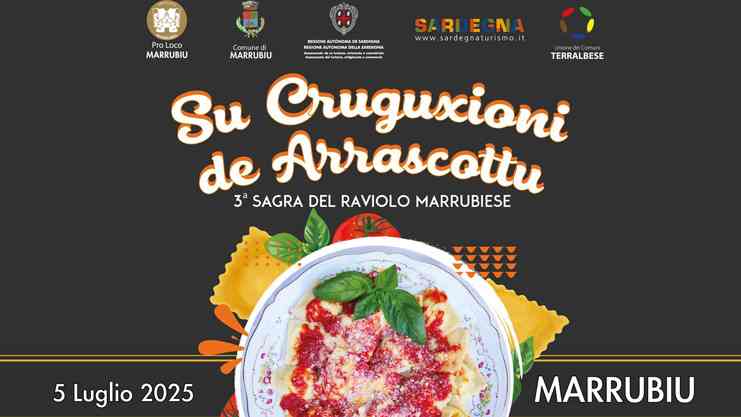 Sagra del raviolo di Marrubiu 2025, manifesto con programma, data e prezzo menù | Sardegna in blog