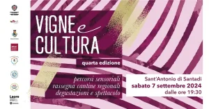 Vigne e cultura 2024 a Sant'Antonio di Gallura, manifesto con date e programma