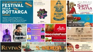 Eventi del 13, 14 e 15 settembre 2024 in Sardegna, manifesti aggiornati