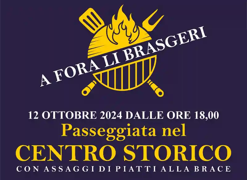 A fora li brasgeri a Sassari, programma, orari e data