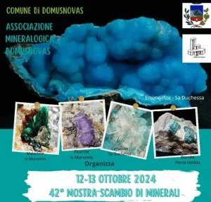 Mostra scambio minerali di Domusnovas, date e orari 2024