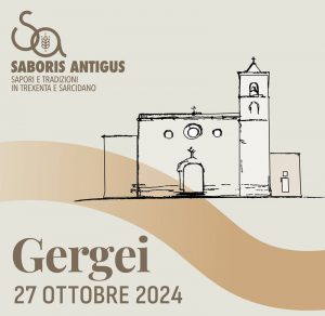 Saboris antigus a Gergei, programma con orari e manifesto